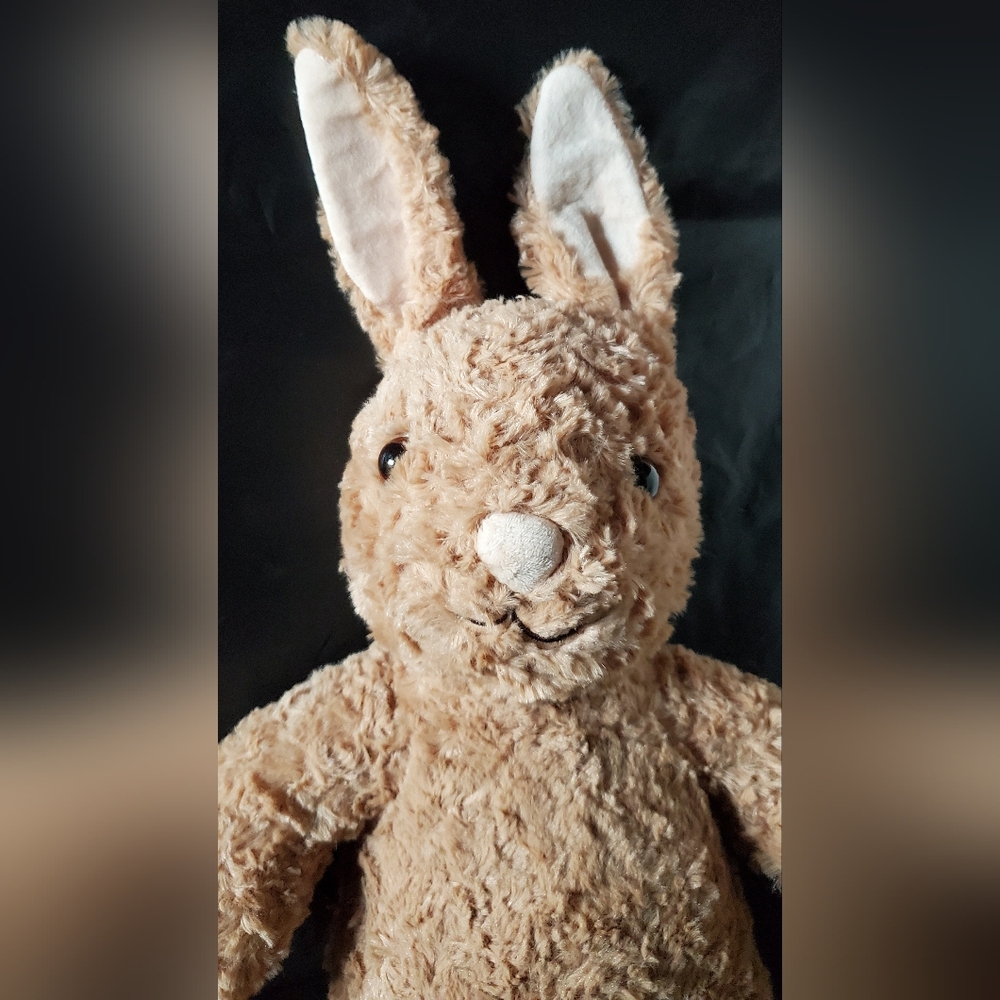 Build-A-Bear Curly Fur Bunny Rabbit Plush w/Sound and Scented- MISSING TAG - EUC
